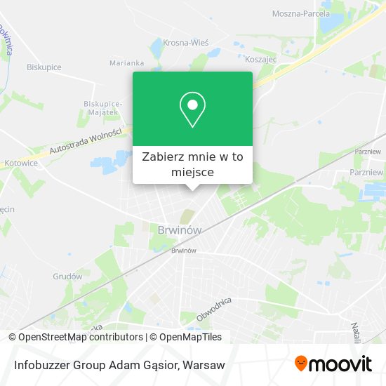 Mapa Infobuzzer Group Adam Gąsior