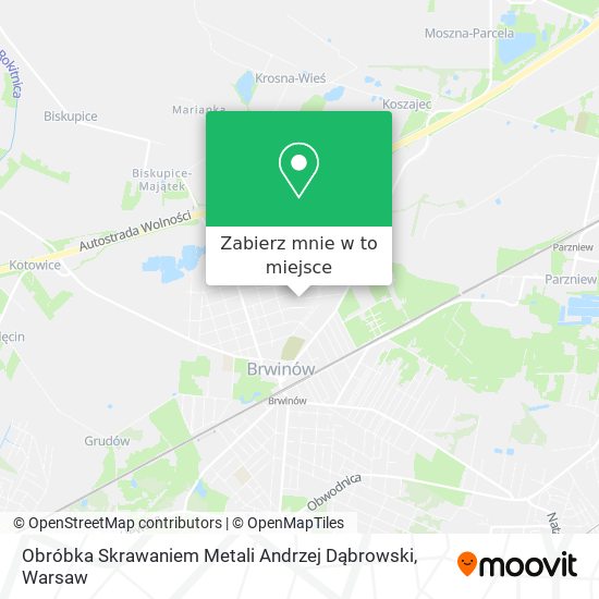 Mapa Obróbka Skrawaniem Metali Andrzej Dąbrowski