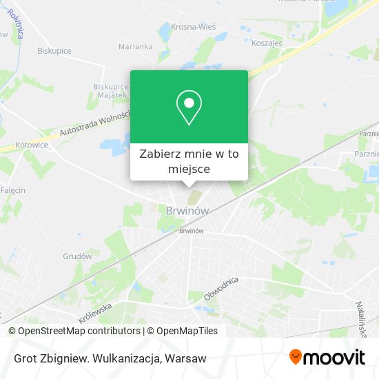 Mapa Grot Zbigniew. Wulkanizacja