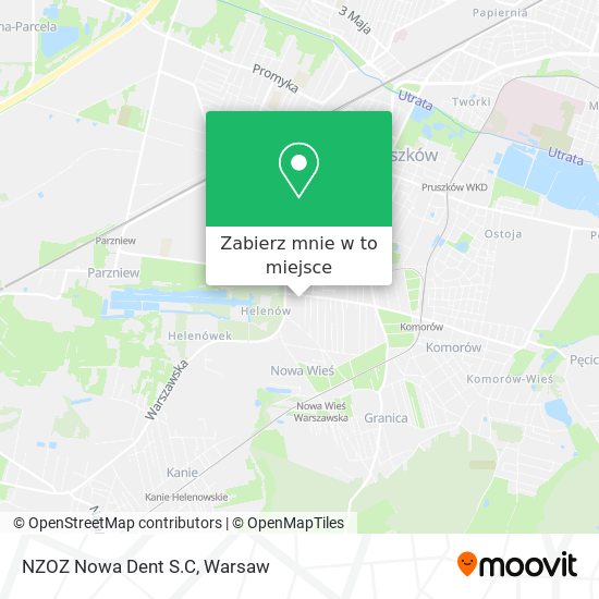 Mapa NZOZ Nowa Dent S.C