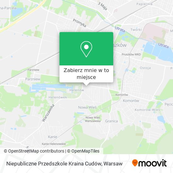 Mapa Niepubliczne Przedszkole Kraina Cudów