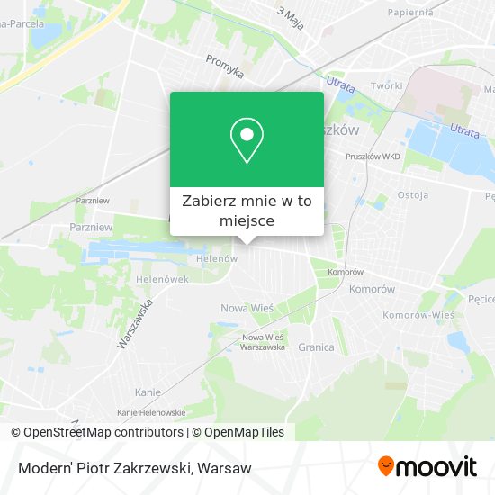 Mapa Modern' Piotr Zakrzewski