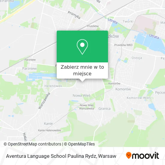 Mapa Aventura Language School Paulina Rydz