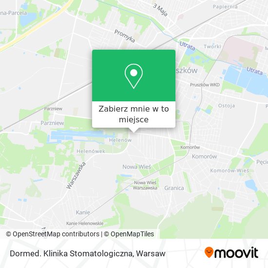 Mapa Dormed. Klinika Stomatologiczna