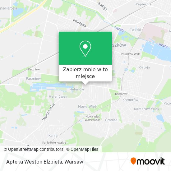 Mapa Apteka Weston Elżbieta