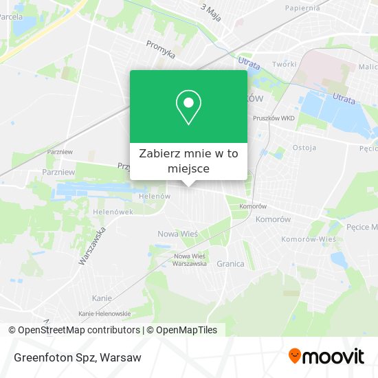 Mapa Greenfoton Spz