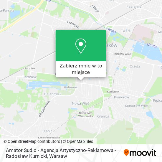 Mapa Amator Sudio - Agencja Artystyczno-Reklamowa - Radosław Kurnicki