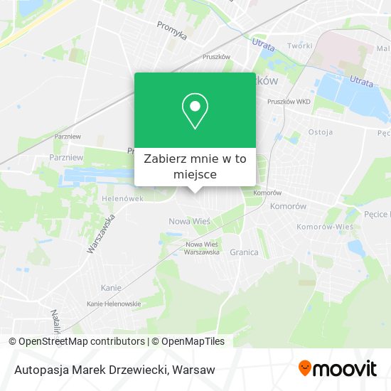 Mapa Autopasja Marek Drzewiecki