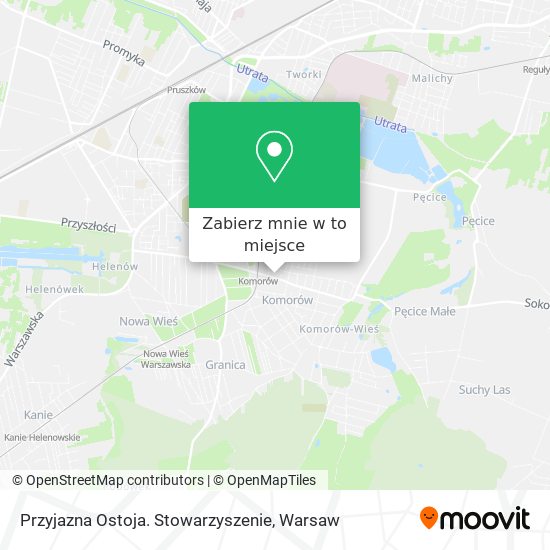 Mapa Przyjazna Ostoja. Stowarzyszenie