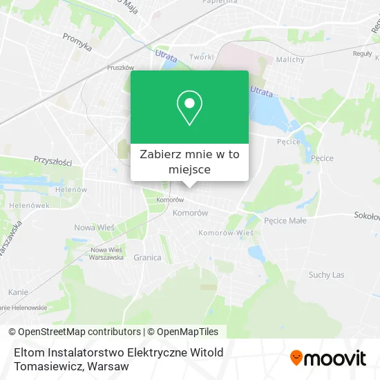 Mapa Eltom Instalatorstwo Elektryczne Witold Tomasiewicz