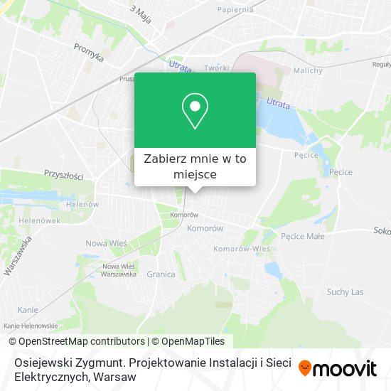 Mapa Osiejewski Zygmunt. Projektowanie Instalacji i Sieci Elektrycznych