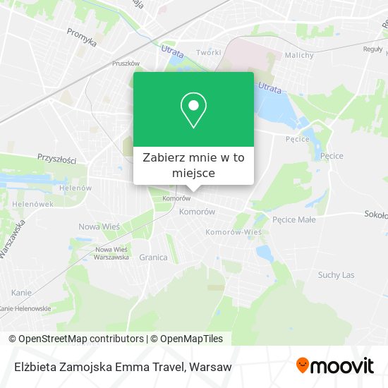 Mapa Elżbieta Zamojska Emma Travel