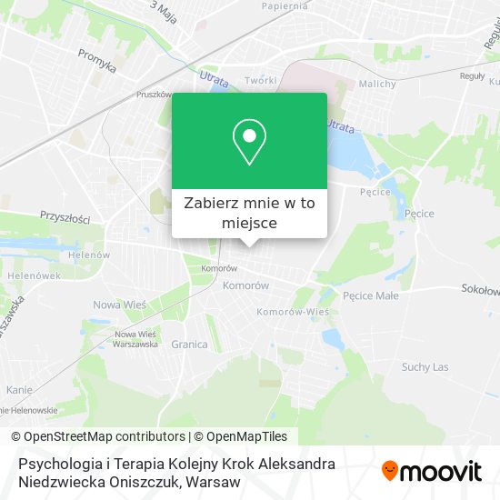 Mapa Psychologia i Terapia Kolejny Krok Aleksandra Niedzwiecka Oniszczuk