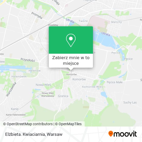 Mapa Elżbieta. Kwiaciarnia