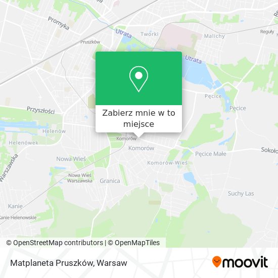 Mapa Matplaneta Pruszków