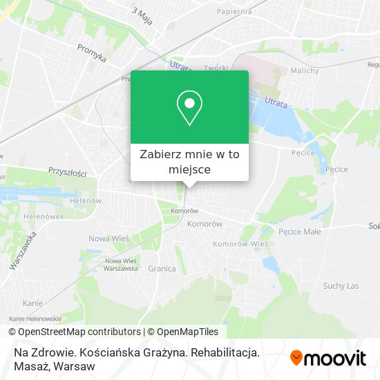 Mapa Na Zdrowie. Kościańska Grażyna. Rehabilitacja. Masaż