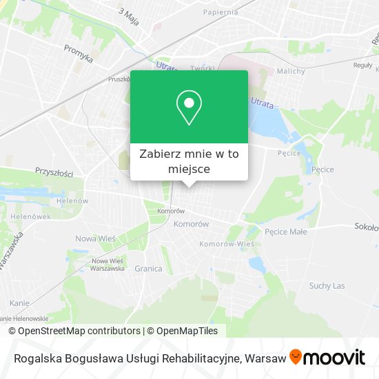 Mapa Rogalska Bogusława Usługi Rehabilitacyjne