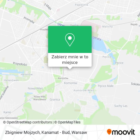 Mapa Zbigniew Mojzych, Kanamat - Bud