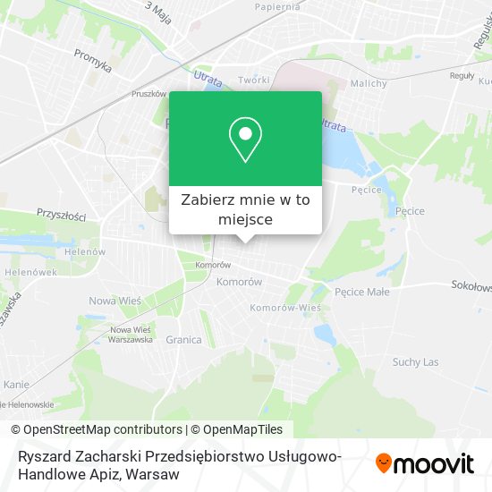 Mapa Ryszard Zacharski Przedsiębiorstwo Usługowo-Handlowe Apiz