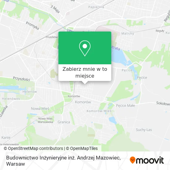 Mapa Budownictwo Inżynieryjne inż. Andrzej Mazowiec
