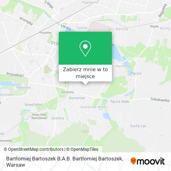 Mapa Bartłomiej Bartoszek B.A.B. Bartłomiej Bartoszek