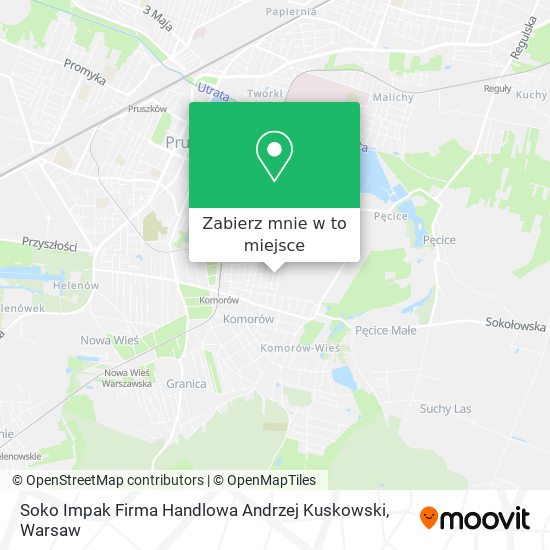 Mapa Soko Impak Firma Handlowa Andrzej Kuskowski