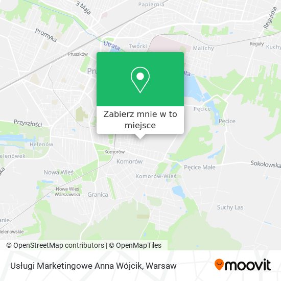 Mapa Usługi Marketingowe Anna Wójcik