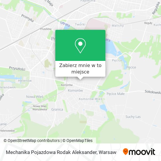 Mapa Mechanika Pojazdowa Rodak Aleksander