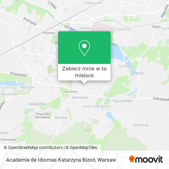 Mapa Academia de Idiomas Katarzyna Bizoń