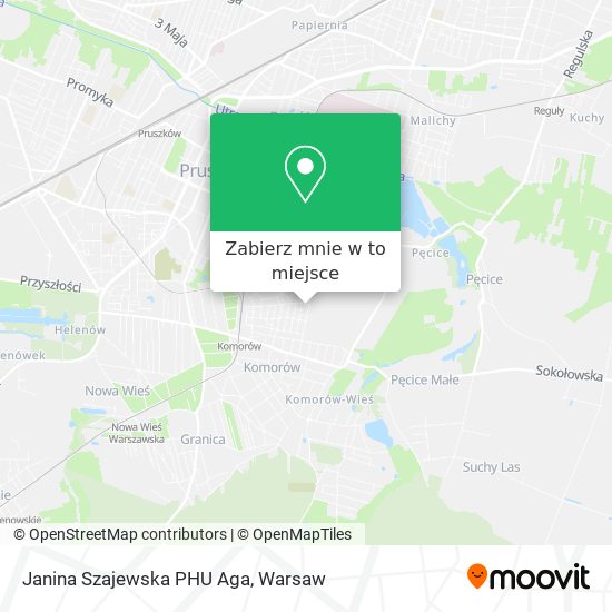 Mapa Janina Szajewska PHU Aga