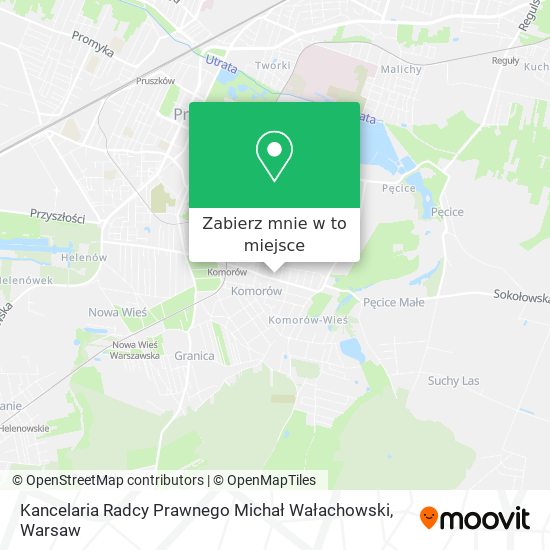 Mapa Kancelaria Radcy Prawnego Michał Wałachowski