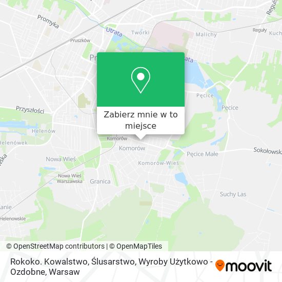 Mapa Rokoko. Kowalstwo, Ślusarstwo, Wyroby Użytkowo - Ozdobne