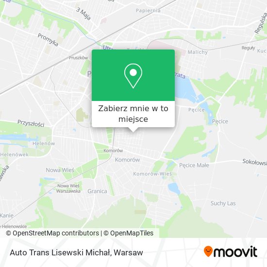 Mapa Auto Trans Lisewski Michał