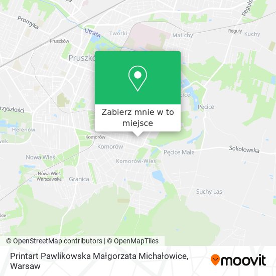 Mapa Printart Pawlikowska Małgorzata Michałowice