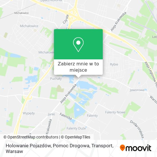 Mapa Holowanie Pojazdów, Pomoc Drogowa, Transport