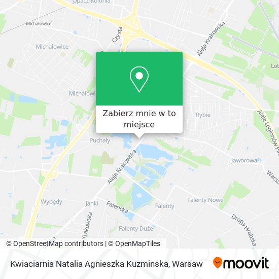 Mapa Kwiaciarnia Natalia Agnieszka Kuzminska