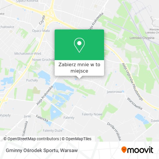 Mapa Gminny Ośrodek Sportu