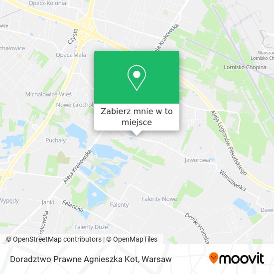 Mapa Doradztwo Prawne Agnieszka Kot