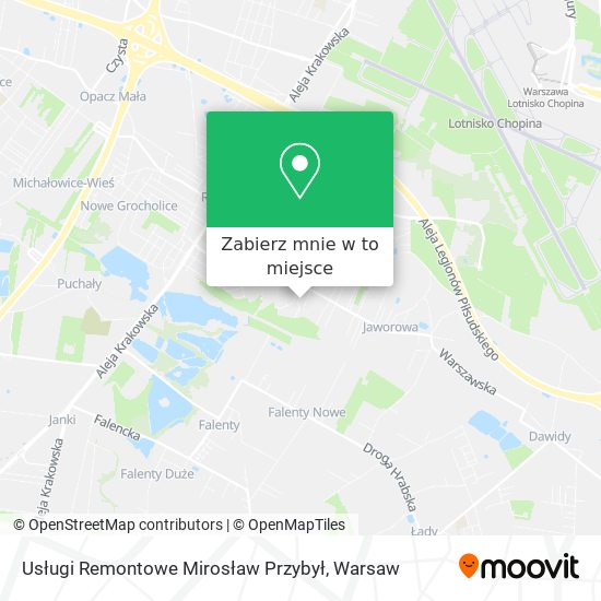 Mapa Usługi Remontowe Mirosław Przybył