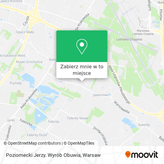 Mapa Poziomecki Jerzy. Wyrób Obuwia