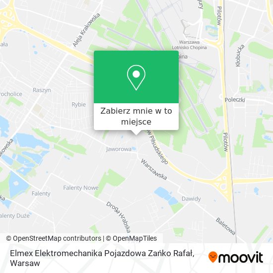 Mapa Elmex Elektromechanika Pojazdowa Zańko Rafał