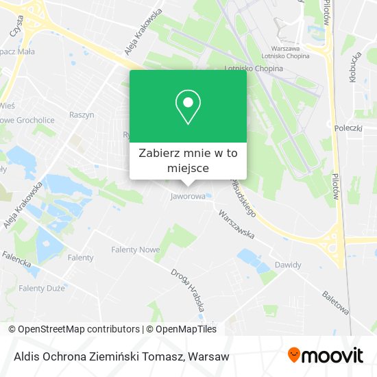 Mapa Aldis Ochrona Ziemiński Tomasz