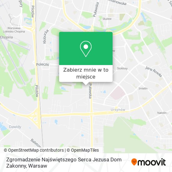 Mapa Zgromadzenie Najświętszego Serca Jezusa Dom Zakonny