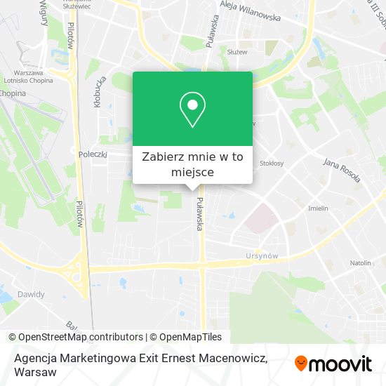 Mapa Agencja Marketingowa Exit Ernest Macenowicz