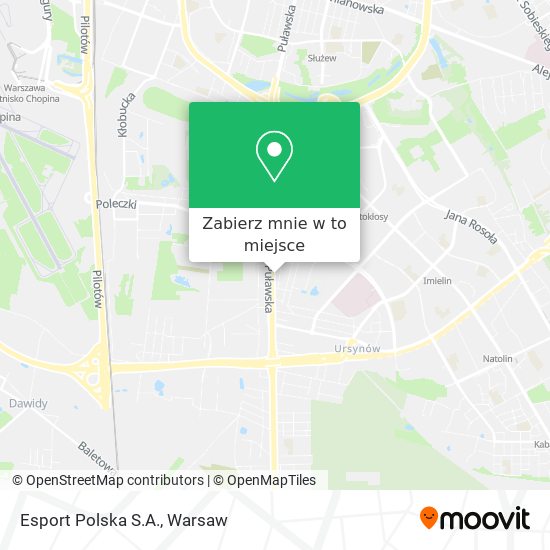 Mapa Esport Polska S.A.