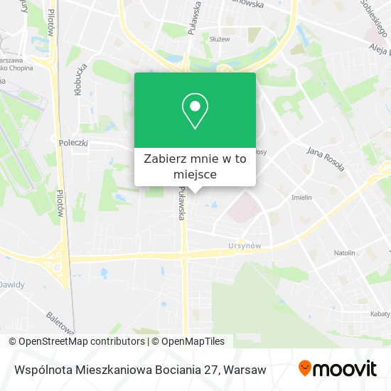 Mapa Wspólnota Mieszkaniowa Bociania 27