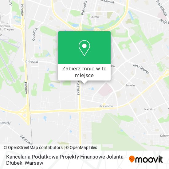 Mapa Kancelaria Podatkowa Projekty Finansowe Jolanta Dłubek