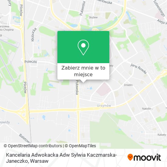 Mapa Kancelaria Adwokacka Adw Sylwia Kaczmarska-Janeczko