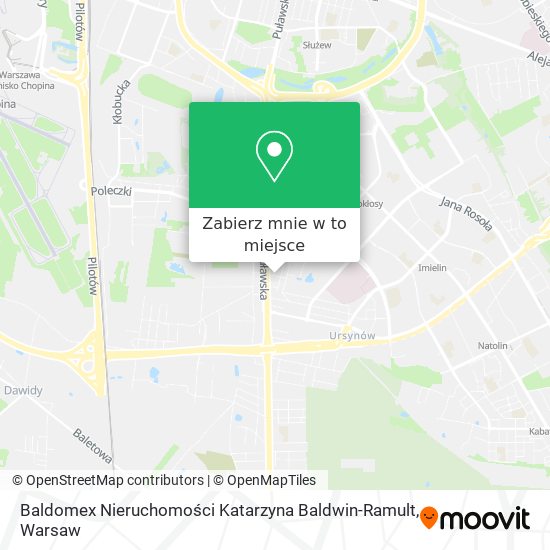 Mapa Baldomex Nieruchomości Katarzyna Baldwin-Ramult