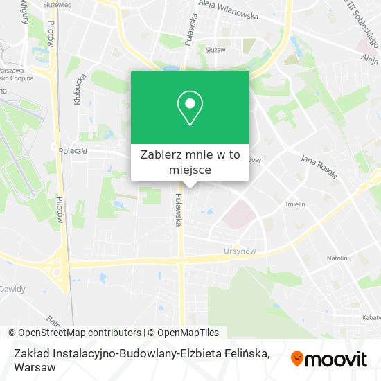 Mapa Zakład Instalacyjno-Budowlany-Elżbieta Felińska